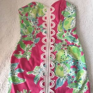 Lilly Pulitzer strapless dress